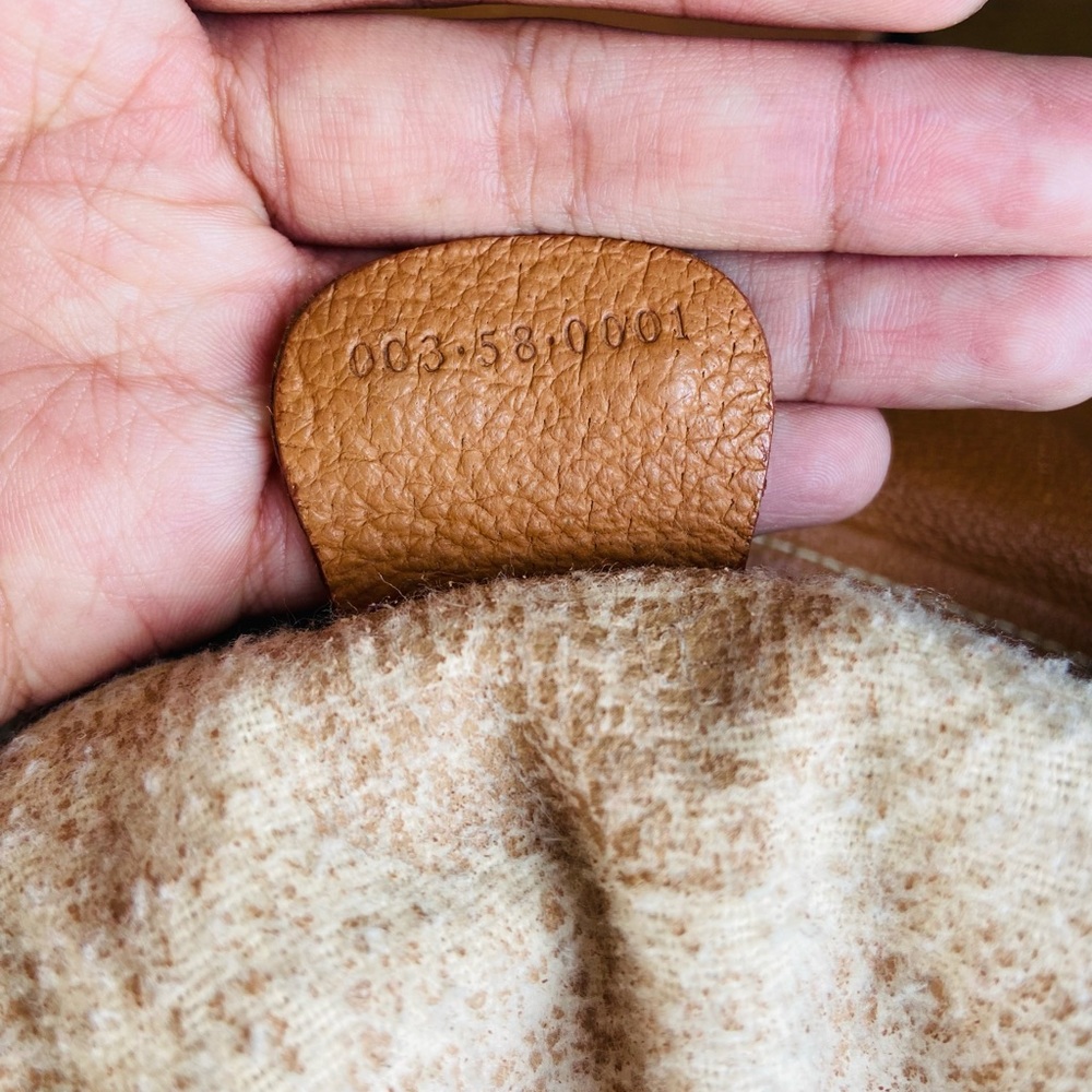 Gucci Suede Leather Caramel Backpack - Picture 10 of 12